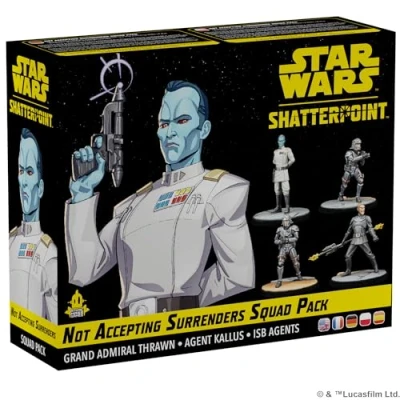 Imagen de Atomic Mass Games Star Wars Shatterpoint: Not Acepting Surrenders Squad Pack A Partir de 14 Años para 2 Jugadores 90 Minutos por Partida Multilenguaje (Incluye Español)