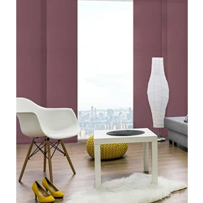 Imagen de MADECOSTORE Panel japonés con tamiz, Malla de 50 cm, Color Morado x 260 cm