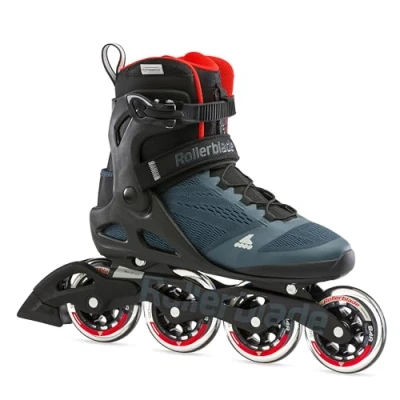 Imagen de ROLLER BLADE Macroblade 90 Patines en línea, Hombres, Azul Orion/Naranja Especiado, EU: 38.5 (UK: 5.5 / US: 6.5)