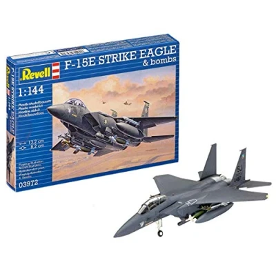 Imagen de Revell F 15E Strike Eagle &amp; Bombs, Kit de Modelo, Escala 1:144 (3972) (03972), 13,2 cm