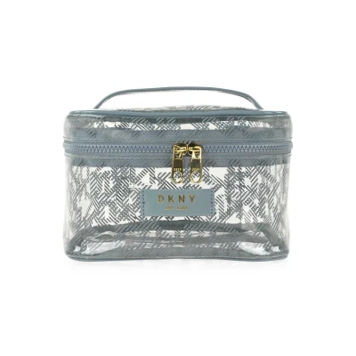 Imagen de DKNY Neceser Mujer. Maquillaje Organizador. Bolsa Aseo Viaje Grande. Mujer Maquillaje. Maquillaje., Blue Suede