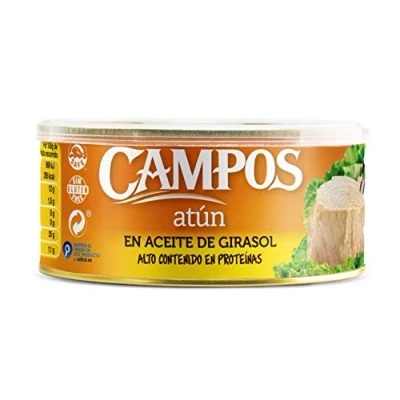 Imagen de Campos Atún En Aceite De Girasol Lata 650 g Peso Escurrido, 750