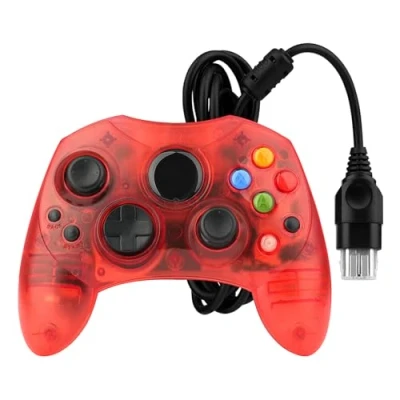 Imagen de OSTENT Mando con Cable Tipo S 2 A para Microsoft Old Generation Xbox Console de Videojuegos Color Rojo