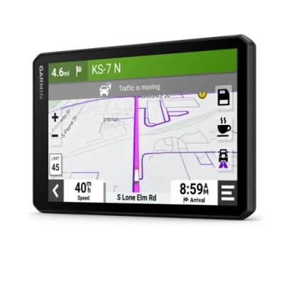 Imagen de Garmin dezlCam LGV710, EU MT D Navegador GPS para camión con Pantalla Brillante de 7&#039;&#039; cámara integrada, información tráfico en Tiempo Real, Voz y Asistencia al Conductor, Negro