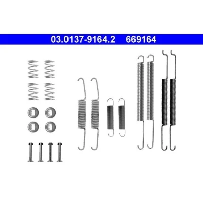 Imagen de ATE 03.0137 9164.2 Juego de accesorios, zapatas freno SEAT: Inca