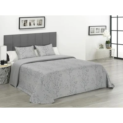 Imagen de Donegal Collections Colcha Cama 105 Bouti 105/120 Estampada Reversible + 1 Cojin Nute Verano/Primavera Acolchado Fino Microfibra Extrasuave Cubre Multiusos