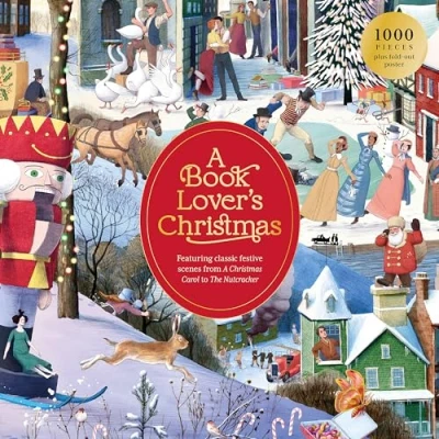 Imagen de A Book Lover&#039;s Christmas 1000 Piece Puzzle: Jigsaw Puzzle