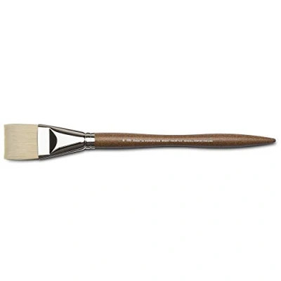 Imagen de Winsor &amp; Newton Pincel para óleo Artist&#039;s sintético, Marrón, plano corto nº20