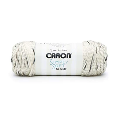 Imagen de CARON Simply Soft Speckle Yarn, Seashell