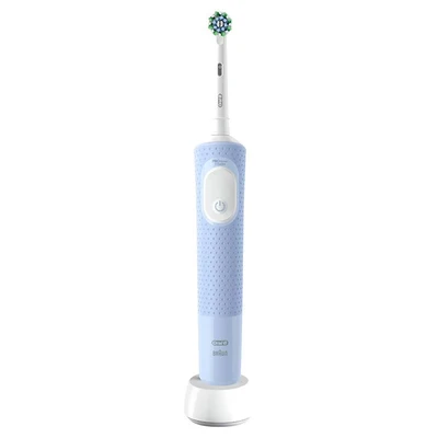 Imagen de ¡Oferta 18% ! Braun Vitality Pro Azul Con 1 Recambio Crossac Cepillo Dental Electrico