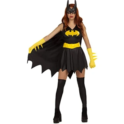 Imagen de Funidelia Disfraz de Batgirl para mujer Barbara Gordon, Superhéroes, DC Comics adultos y divertidos accesorios Fiestas, Carnaval Halloween Talla XS Morado