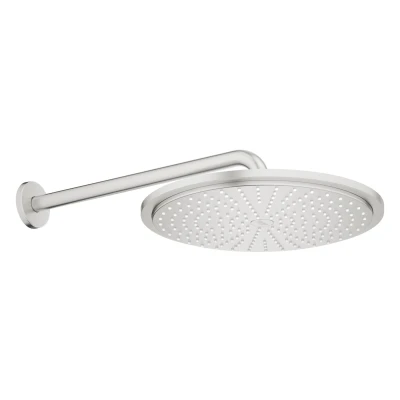 Imagen de Grohe Rainshower Cosmopolitan Metal Sistema de ducha Juego color Supersteel Ref. 26066DC0