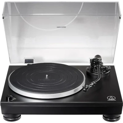 Imagen de Audio Technica LP5X Giradiscos Hi Fi Manual De Tracción Directa con Brazo en Forma J Negro