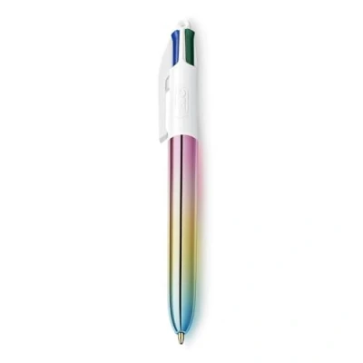 Imagen de BIC 1 bolígrafo de 4 colores clásicos Decoración gradiente punta media: mm visual seleccionado aleatoriamente