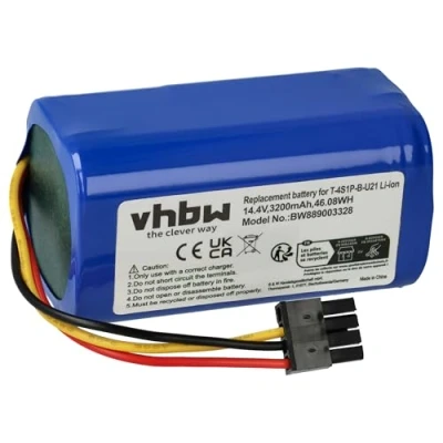 Imagen de vhbw 1x batería Compatible con Proscenic M8, M8 Pro aspiradora (3200 mAh, 14,4 V, Li Ion)