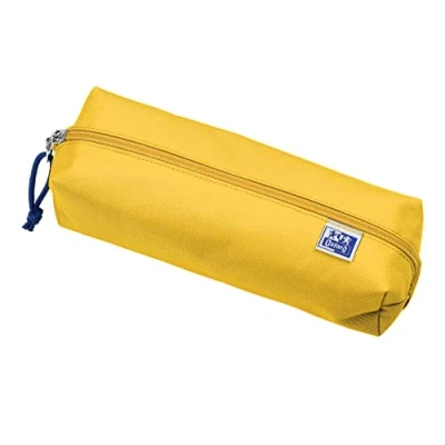 Imagen de Oxford Estuche Rectangular Grande Duradero Amarillo para niñas y niños