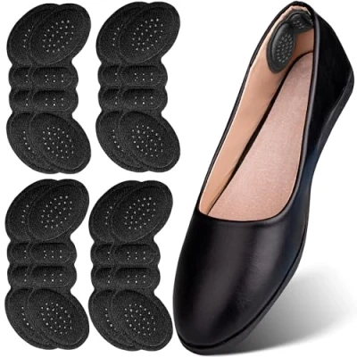Imagen de SULPO 4 Pares Almohadilla Talon Protector Talones Rozaduras Antirozaduras Zapatos Plantillas Heel Plantilla Reducir Tamaño Tacon Para Mujeres y Hombres