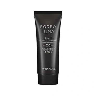 Imagen de FOREO LUNA Espuma de Afeitar y Limpieza Facial 2 in 1 Crema Hombre Limpiador Skincare con Vitamina E Hidratante Piel Limpia Afeitado Suave 100 ml