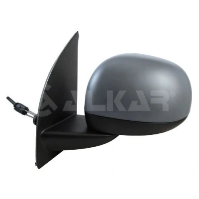 Imagen de Espejo retrovisor Alkar 6137924 izquierda imprimado Ajuste por cable, convexo FIAT: Panda III Hatchback