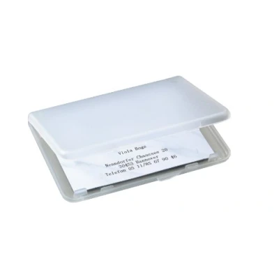 Imagen de SIGEL VA140 Estuche de plástico para tarjetas visita, hasta 15