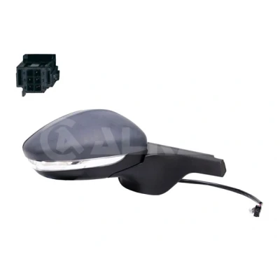 Imagen de Espejo retrovisor Alkar 6148881 derecha imprimado eléctrico calefactable, con sensor de temperatura, convexo CITROËN: C3 III