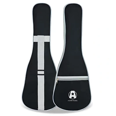 Imagen de A Star Funda acolchada para ukelele soprano con bolsillo cremallera y correa el hombro