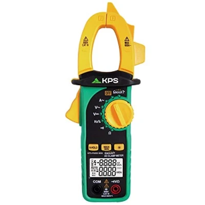 Imagen de KPS PA900Mini Pinza amperimetrica digital 6000 cuentas Tension AC/CD 600V, Corriente AC 600A, Resistencia, frecuencia, ciclo de trabajo,MAX/MIN, autodetección la unidad medida SMART.