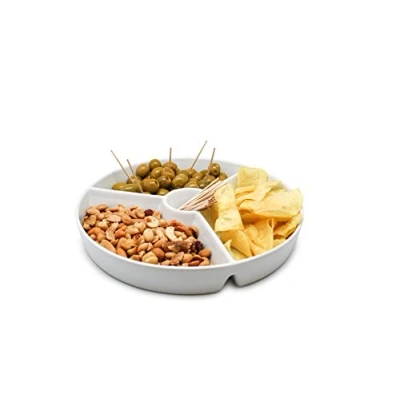 Imagen de NERTHUS FIH 333 plato de snacks Porcelana para servir, Aperetivos