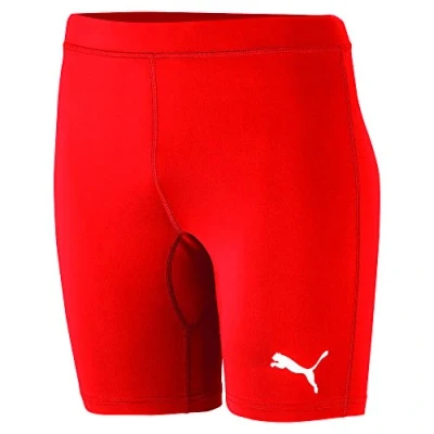 Imagen de Puma Liga Baselayer Shorttight Jr, Pantalones Cortos Para Niños, Rojo (Puma Red), 164