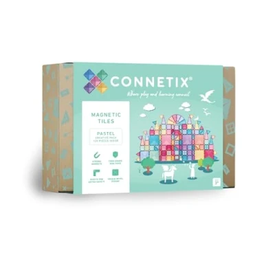 Imagen de Construcción Connetix Pastel Creative 120 Piezas