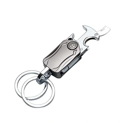 Imagen de LANTING Llavero resistente para coche hombres y mujeres, Negro