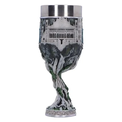 Imagen de Nemesis Now copa de Gondor del Señor los Anillos 19 cm, resina, gris, mercancía oficial Anillos, Gondor, coleccionable fundida en la mejor