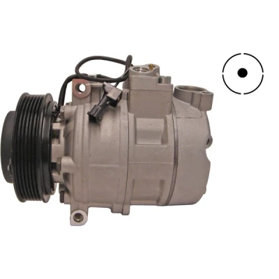 Imagen de MAHLE ORIGINAL ACP 1151 000S Compresor de Aire Acondicionado 7SBU16C 12 PAG 46 R 134 a con junta anular SAAB: 9 5 Familiar, Berlina