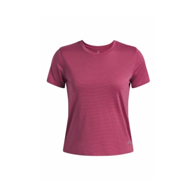 Imagen de Under Armour Mujeres Launch tee Laufbekleidung Camiseta De Running Fuchsia Dusk Rosa L