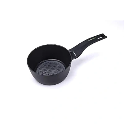 Imagen de Moneta Nova cazo, aluminio, negro, 16 cm, para todo tipo de cocinas incluida inducción