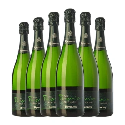 Imagen de Rovellats Premier Brut Nature Cava 75 cl Espumoso blanco (Caja de 6 Botellas cl)