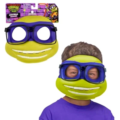 Imagen de Giochi Preziosi Las tortugas Ninja, Máscara de tortuga Disfraz, Donatello, Para niños a partir 4 años, TU8252