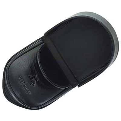 Imagen de Visconti Colección Monza Monedero Bandeja para Monedas de Cuero Curtido Vegetal Hombre TRY6 Negro