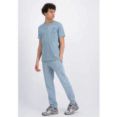 Imagen de Alpha Industries Camiseta EMB T para Hombre, Greyblue, M