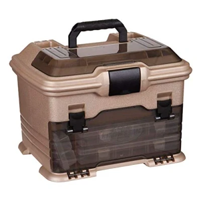 Imagen de Flambeau Outdoors T4 Smoke Multiloader, caja de almacenamiento portátil para pesca y aparejos, dorado/negro