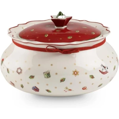 Imagen de Villeroy &amp; Boch 1485854558 Toy&#039;s Delight Tarro de Galletas, Porcelana, Blanco/Multicolor, Medio