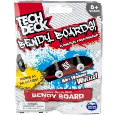 Imagen de Tech Deck Bendy Boards Bolsa de goma para borrar los dedos