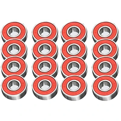 Imagen de TRIXES 16PCS 608RS Rodamientos de Ruedas Metal Para Patines y Patinetas Clasificación ABEC 9 Patinetas, Patines, Scooters, Longboard Fidget Spinner