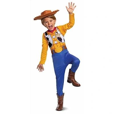 Imagen de Disney Oficial Disfraz Woody Niño, Toy Story Vaquero Carnaval Niño Halloween Talla XS