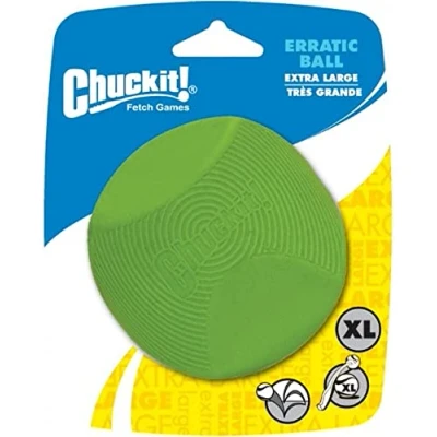 Imagen de Chuckit! 201401 Erratic Ball Pelota para Perros Compatible con el Lanzador, XL