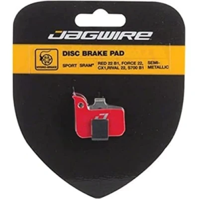 Imagen de JAGWIRE Semi Metallic Brake Pad Sram MTB Sport Pastillas de Freno Disco semimetálicas Rojas Force Rival 22, Unisex, Rojo, Taille_Unique