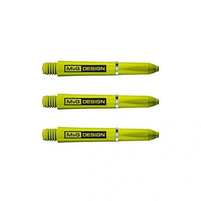 Imagen de Winmau MvG Design Verde Corta Nylon Ejes de Dardos 1 Juego por Paquete (3 en Total)