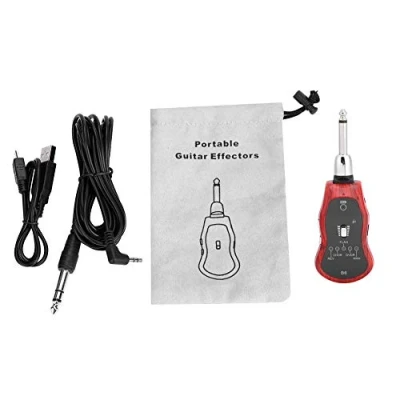 Imagen de Efector de Guitarra portátil, Bluetooth Ligero y portátil Jack Salida 3,5 mm Accesorio 5 Modos Sonido