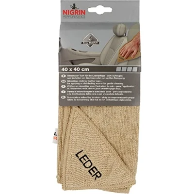 Imagen de Nigrin 71115 Gamuza de Microfibra para Limpieza Piel, 40 x cm