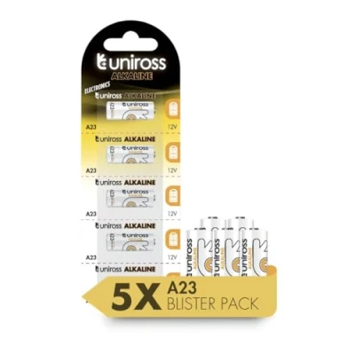 Imagen de Uniross Pila MN21 A23 23 A 12 V Pilas Alcalinas especializadas Blíster de 5